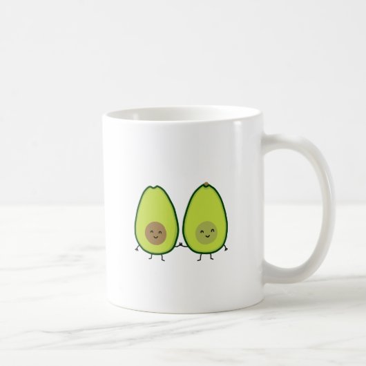 Sie sind meine PERFEKTE HÄLFTE, AVOCADO Kaffeetasse (Rechts)