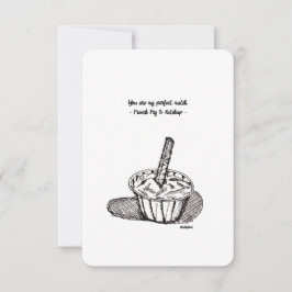 Sie sind meine perfekte Match, Flachkarte