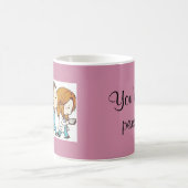 Sie sind meine Personen-Tasse - Rosa Kaffeetasse (Mittel)