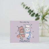 Sie sind meine Postkarte Palpaca (Stehend Vorderseite)