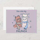 Sie sind meine Postkarte Palpaca (Vorne/Hinten)
