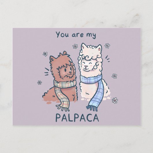 Sie sind meine Postkarte Palpaca (Vorderseite)