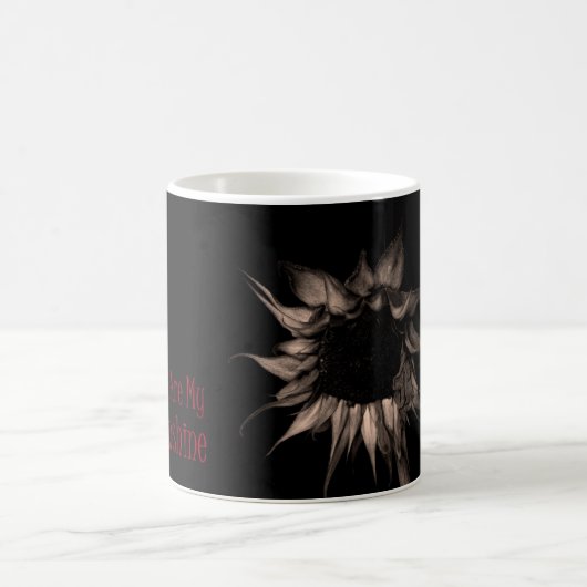 Sie sind meine Sonnenblume Niedlich einzigartig Co Kaffeetasse (Mittel)