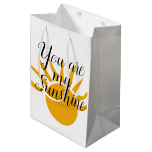 Sie sind meine Sonnenschein-Geschenk-Tasche Mittlere Geschenktüte