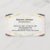 Sie sind meine Sonnenschein-Herzen Visitenkarte (Rückseite)