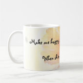 Sie sind meine Sonnenschein-Tasse Kaffeetasse (Links)