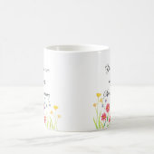 Sie sind meine Sonnenschein Tassen-Wildblumenkunst Kaffeetasse (Mittel)