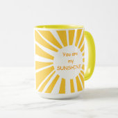 Sie sind meine Sonnenschein-Wecker-Tasse Tasse (VorderseiteRechts)