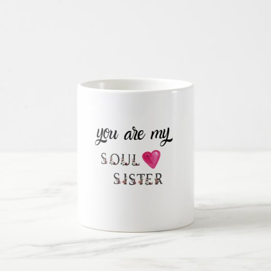 Sie sind meine Soulschwester-Tasse für bestie Kaffeetasse (Mittel)