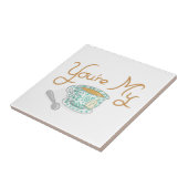 Sie sind meine Tasse Tee Fliese (Seite)