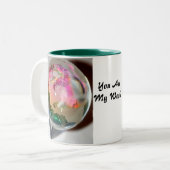 Sie sind meine Welt Zweifarbige Tasse (Vorderseite Links)
