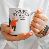 Sie sind meine Weltmutter und Vater - Liebe der Fa Jumbo-Tasse