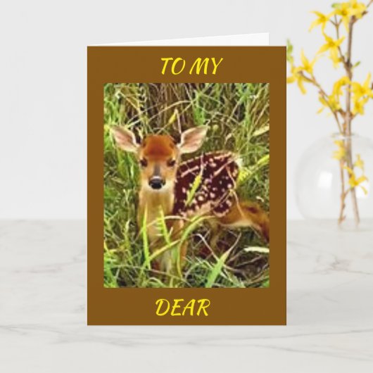 SIE SIND MIR "GEBURTSKARTE" GERNE. KARTE (Gelbe Blume)