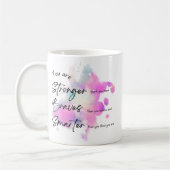 Sie sind mutig und klug kaffeetasse (Links)