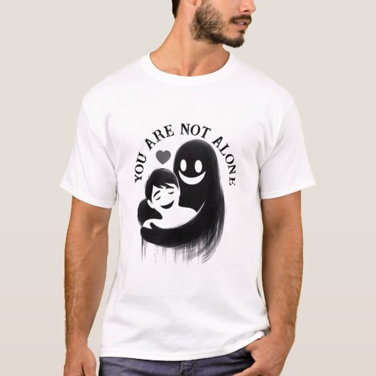 Sie sind nicht allein Comfort T - Shirt (Vorderseite)