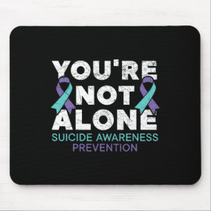 Sie sind nicht allein Depression Suizidprävention  Mousepad