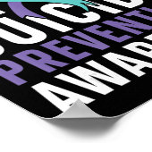 Sie sind nicht allein Depression Suizidprävention Poster (Ecke)