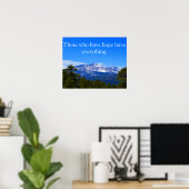 Sie sind nicht allein ein Poster (Heimbüro)