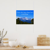 Sie sind nicht allein ein Poster (Küche)