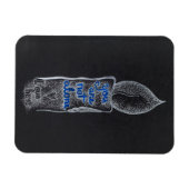 Sie sind nicht allein ein Zitat von Barmherzigkeit Magnet (Horizontal)