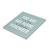 Sie sind nicht allein erinnern Inspiration Minze Fliese (Seite)