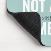 Sie sind nicht allein erinnern Inspiration Minze Mousepad (Ecke)