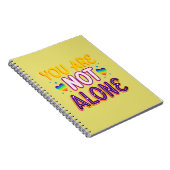 Sie sind nicht allein Privileg-Notebook Notizblock (Rechte Seite)