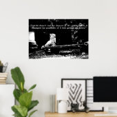 Sie sind nicht allein/Support-Poster Poster (Heimbüro)