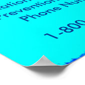 Sie sind nicht allein/Support-Poster Poster (Ecke)