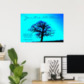 Sie sind nicht allein/Support-Poster Poster (Heimbüro)