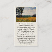 Sie sind nicht allein Sympathieausweis Visitenkarte (Vorderseite)