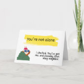 Sie sind nicht allein (vermutlich beobachtet) karte (Vorderseite)