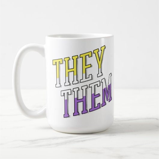 Sie sind nicht binäre Farben Kaffeetasse (Links)