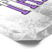 Sie sind nicht binäre Farben Poster (Ecke)