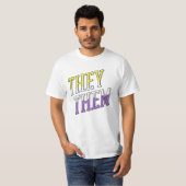 Sie sind nicht binäre Farben T-Shirt (Vorne ganz)