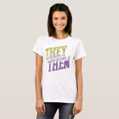 Sie sind nicht binäre Farben T-Shirt (Vorne ganz)