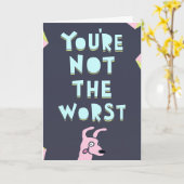 Sie sind nicht das Schlimmste, das Valentinische,  Karte (Gelbe Blume)