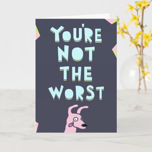 Sie sind nicht das Schlimmste, das Valentinische, Karte (Gelbe Blume)