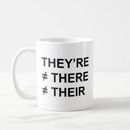 Sie sind nicht dort kaffeetasse (Links)