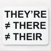 Sie sind nicht dort mousepad (Vorne)