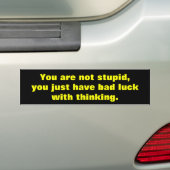 Sie sind nicht dumm autoaufkleber (Auf Auto)