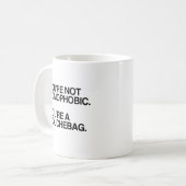 SIE SIND NICHT HOMOPHOBIC -.png Kaffeetasse (Vorderseite Links)