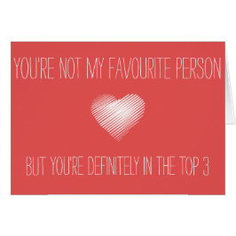 Sie sind nicht mein Liebling, aber Sie sind Spitze