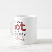 Sie sind nicht nur Bücherwurm, der lange gelesen w Kaffeetasse (Vorderseite Links)