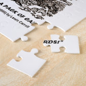 Sie sind nichts aber ein Kartenspiel Puzzle (Seite)