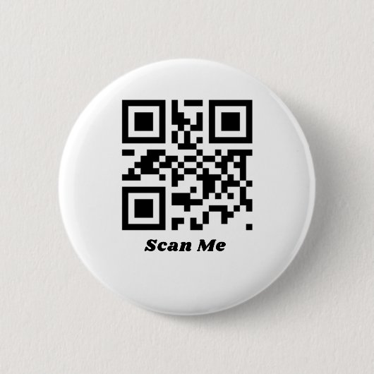 Sie sind Niedlicher qr-Code Button (Vorderseite)