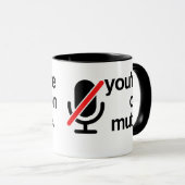 Sie sind noch auf MUTE Tasse (VorderseiteRechts)