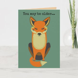 Sie sind noch ein Fox Karte