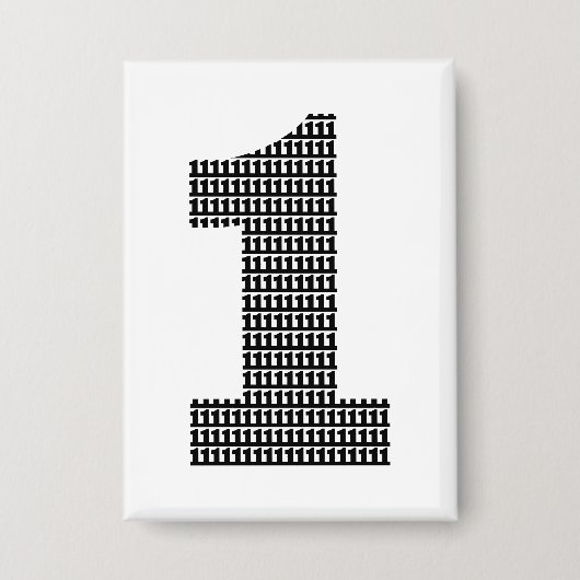 Sie sind Nummer eins Button (Vorderseite)