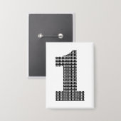 Sie sind Nummer eins Button (Vorderseite/Rückseite)